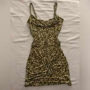 laine floral green dress